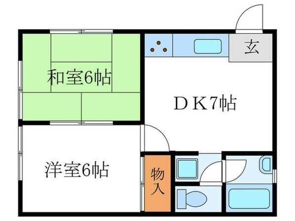 ロイヤルコーポ三宅の物件間取画像